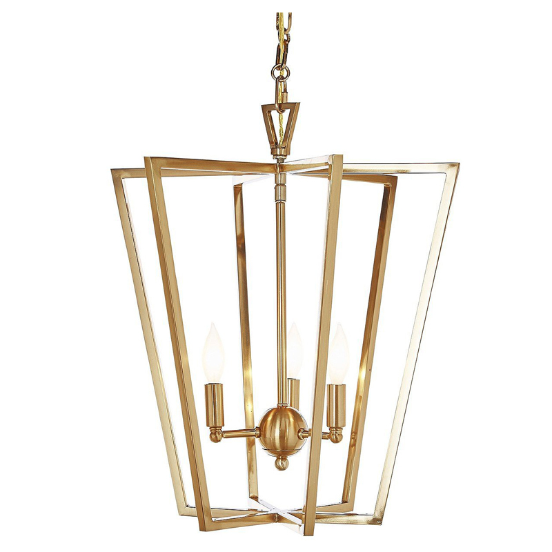 Люстра Fabiole Gold Cage Chandelier Золотой в Нижнем Новгороде | Loft Concept 