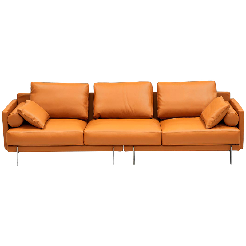 Диван Mosley Orange Sofa Оранжевый Оранжевый в Нижнем Новгороде | Loft Concept 