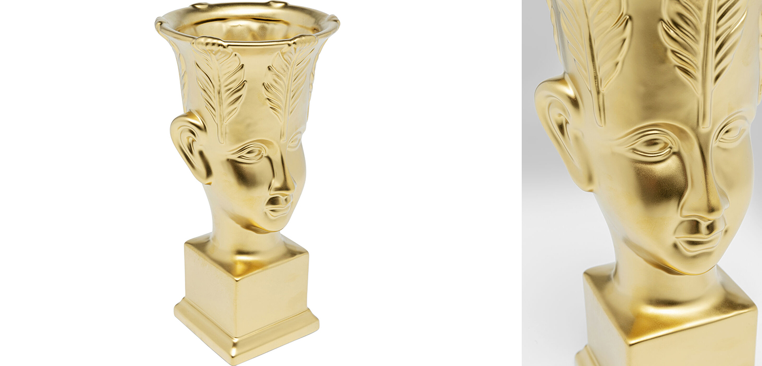 Ваза Golden Face Vase 31 - фото