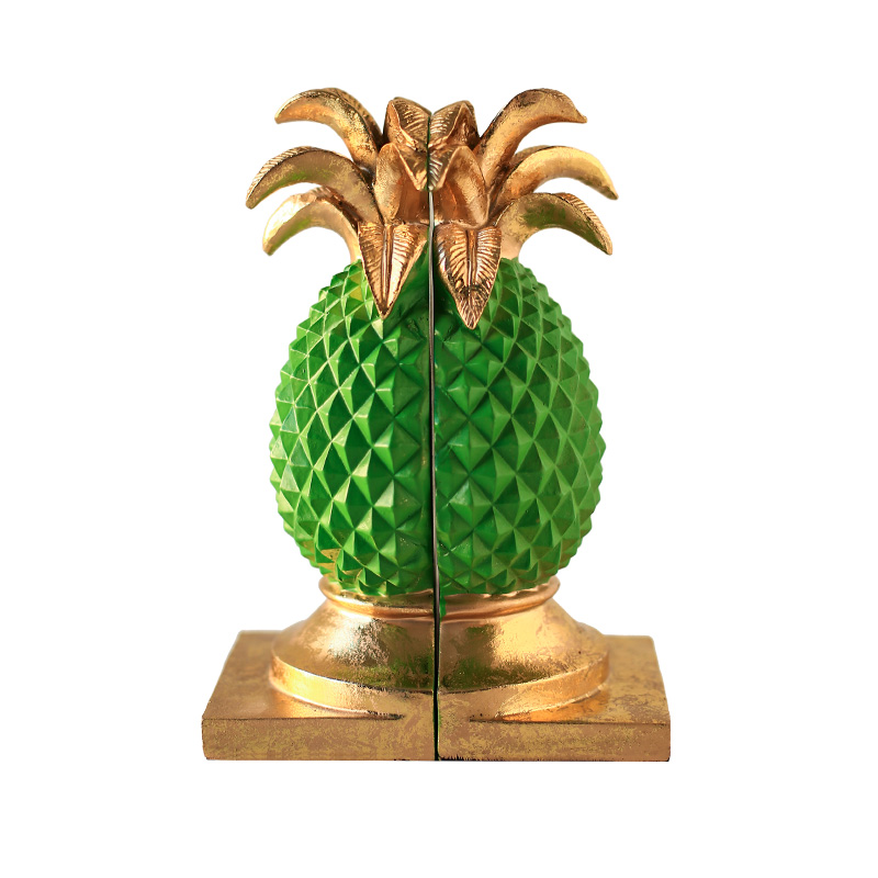 Держатель для книг Green Pineapple Book Holder Зеленый Золотой в Нижнем Новгороде | Loft Concept 