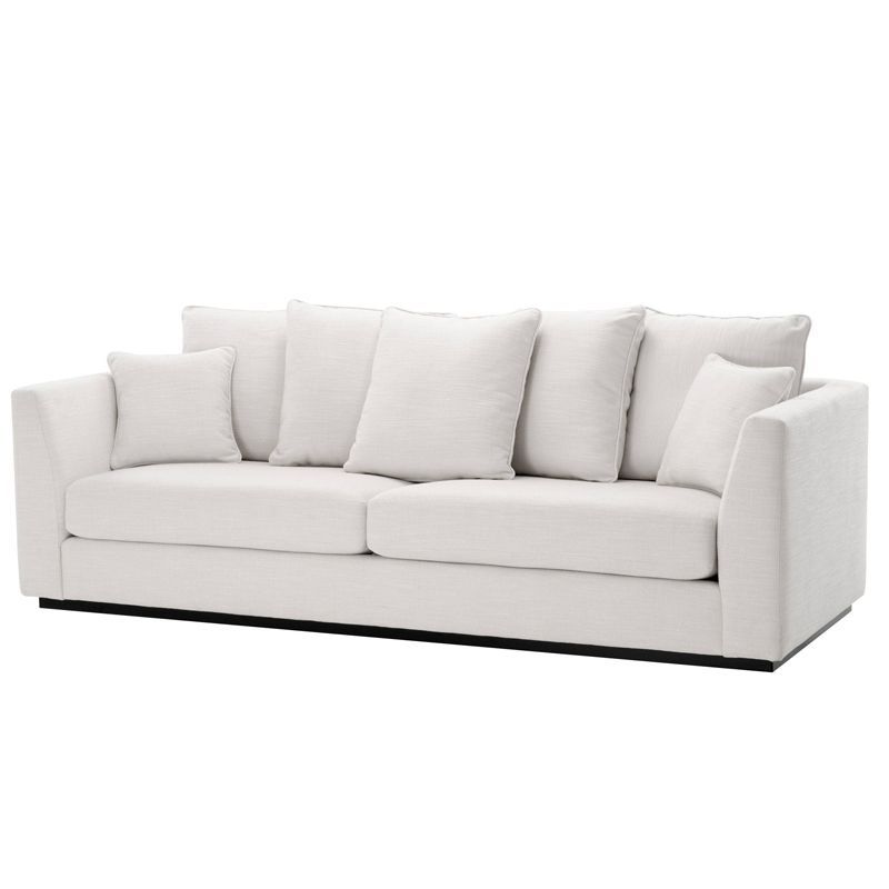 Диван Eichholtz Sofa Taylor white Белый Черный в Нижнем Новгороде | Loft Concept 