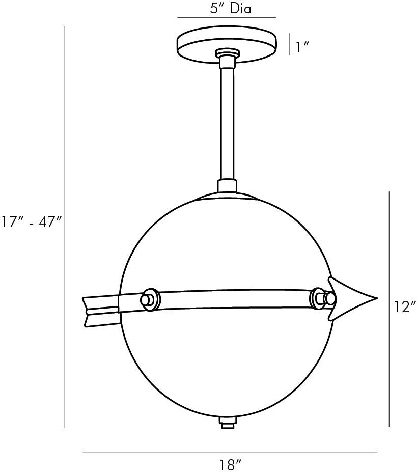 Люстра Arteriors CELESTIAL PENDANT в Нижнем Новгороде