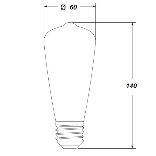 Лампочка Loft Edison Retro Bulb №1 в Нижнем Новгороде