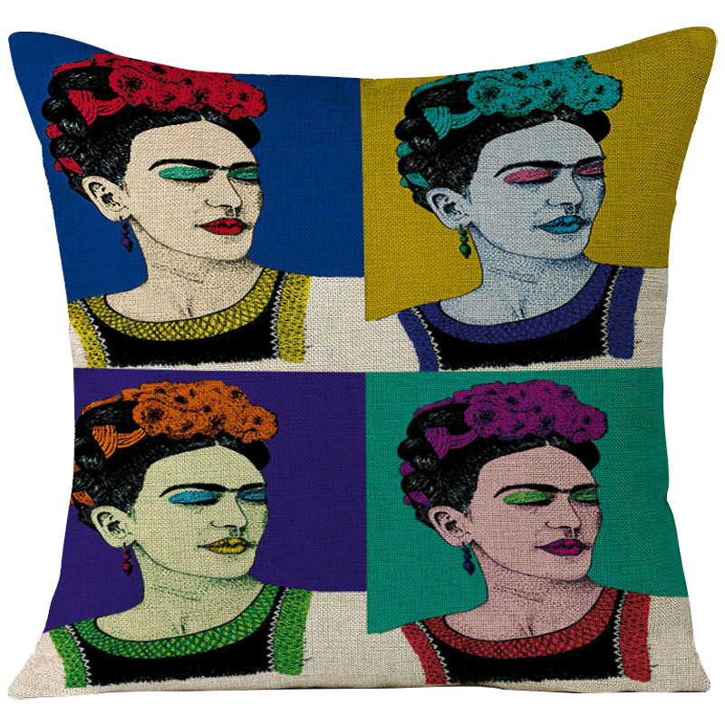 Декоративная подушка Frida Kahlo 12 Мульти в Нижнем Новгороде | Loft Concept 