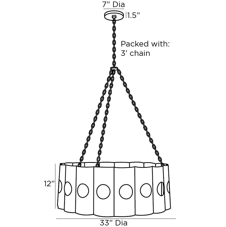 Люстра Arteriors SACRAMENTO CHANDELIER в Нижнем Новгороде