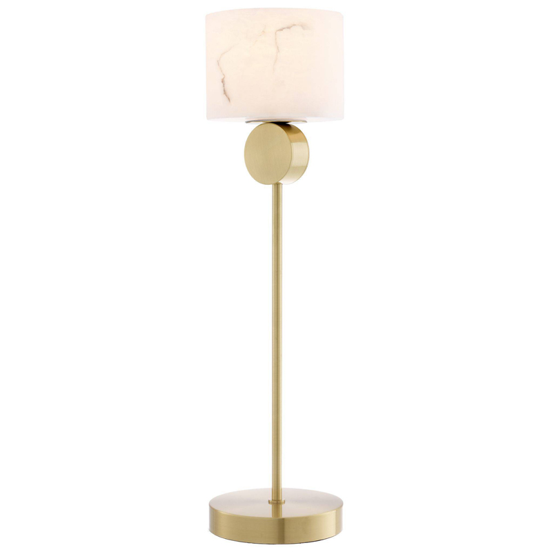 Настольная лампа Eichholtz Table Lamp Etruscan Латунь Белый в Нижнем Новгороде | Loft Concept 