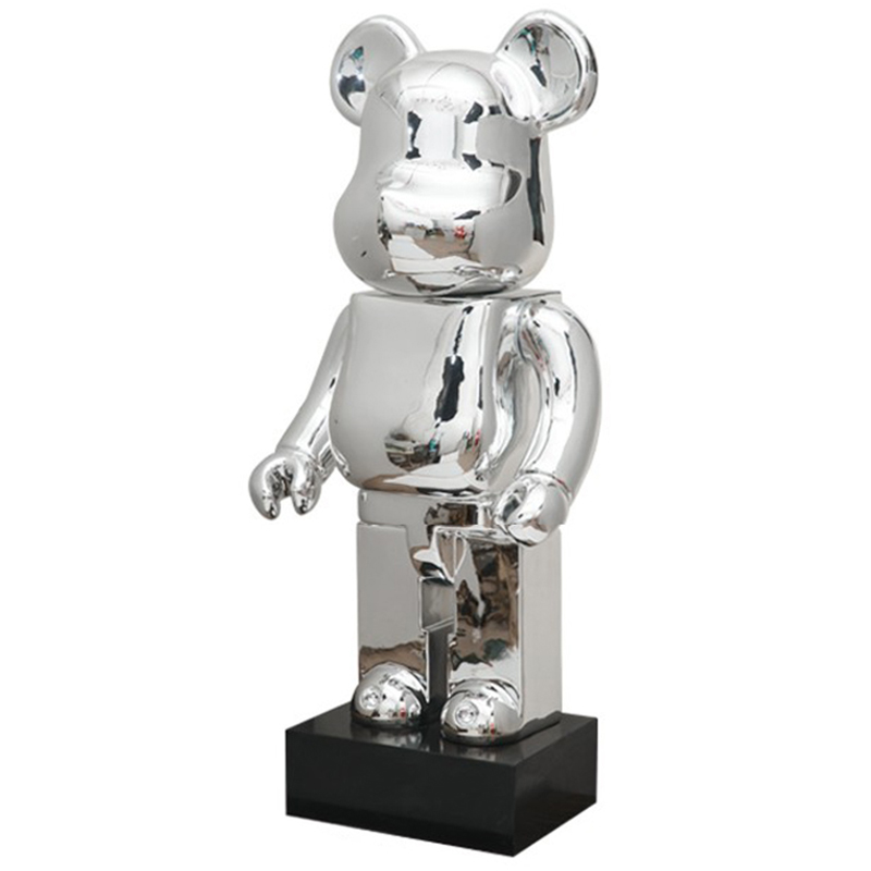 Статуэтка Bearbrick Silver on stand Серебряный в Нижнем Новгороде | Loft Concept 