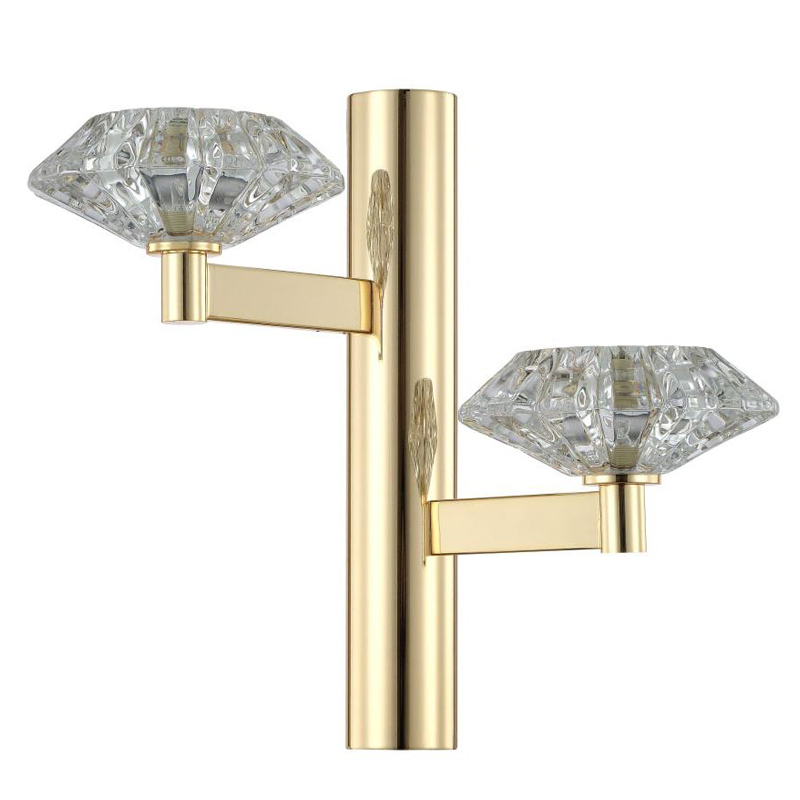 Бра Yerker Sconce gold Глянцевое золото Прозрачный в Нижнем Новгороде | Loft Concept 