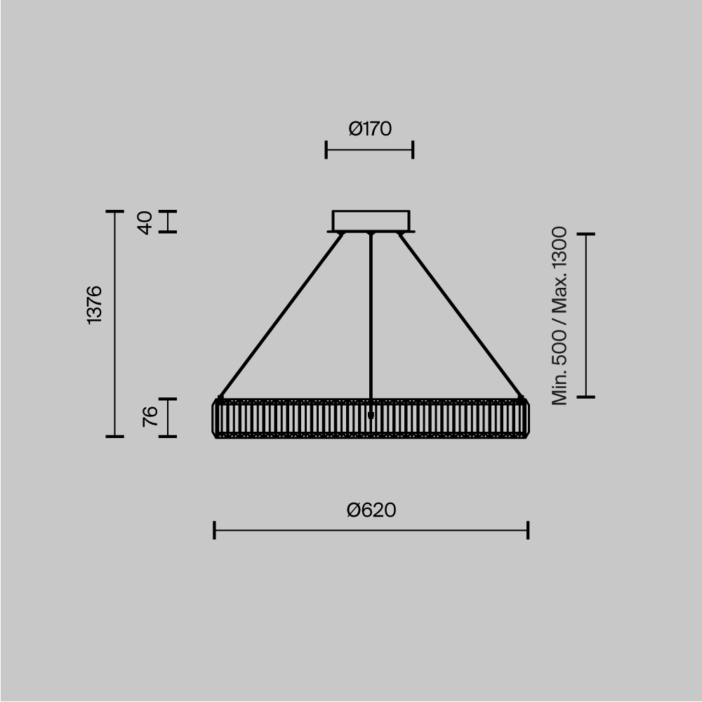 Люстра подвесная Krone 3000К 36Вт в Нижнем Новгороде