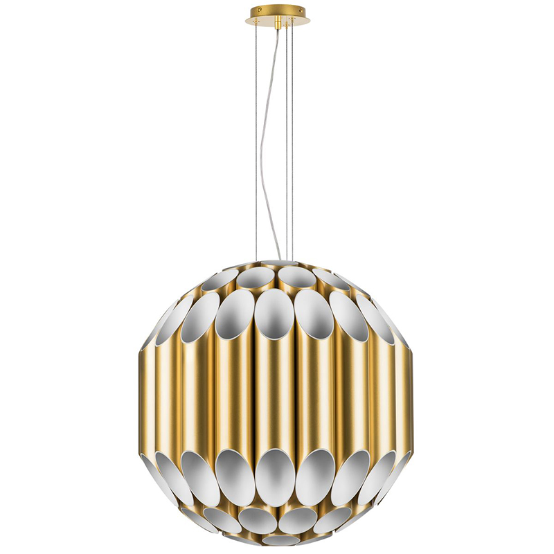 Люстра Garbi Gold Pipe Organ Chandelier 80 Золотой Белый в Нижнем Новгороде | Loft Concept 