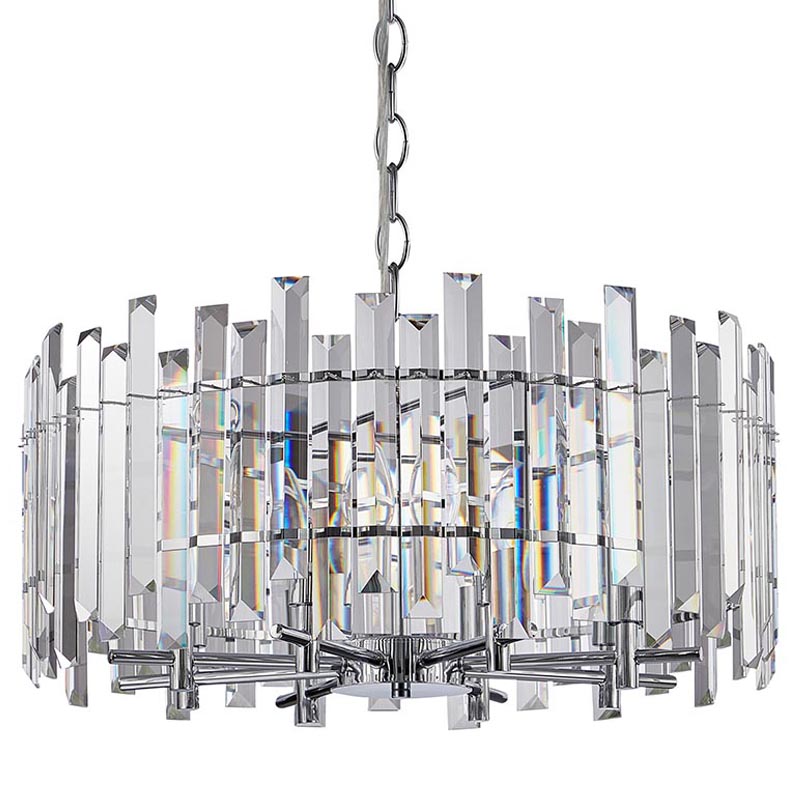 Люстра Langley Chandelier chrome 60 Хром Прозрачный в Нижнем Новгороде | Loft Concept 