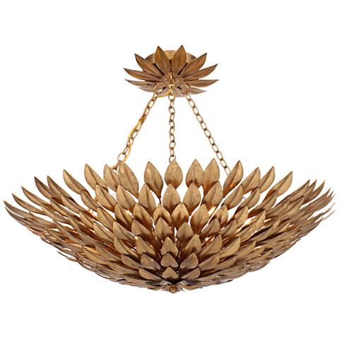 Люстра Crystorama Broche plumage  Antique Gold CHANDELIER Золотой в Нижнем Новгороде | Loft Concept 