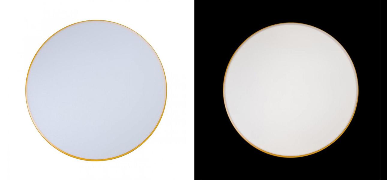 Потолочный светильник Wooden Wheels Yellow диаметр 50 - фото №1