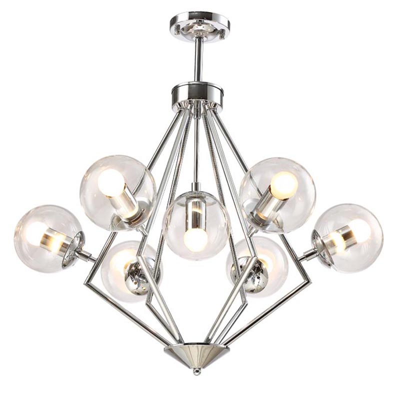 Люстра Liebaud Chandelier 7 lamp Хром в Нижнем Новгороде | Loft Concept 