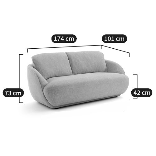 Двухместный диван Halle Green Sofa в Нижнем Новгороде