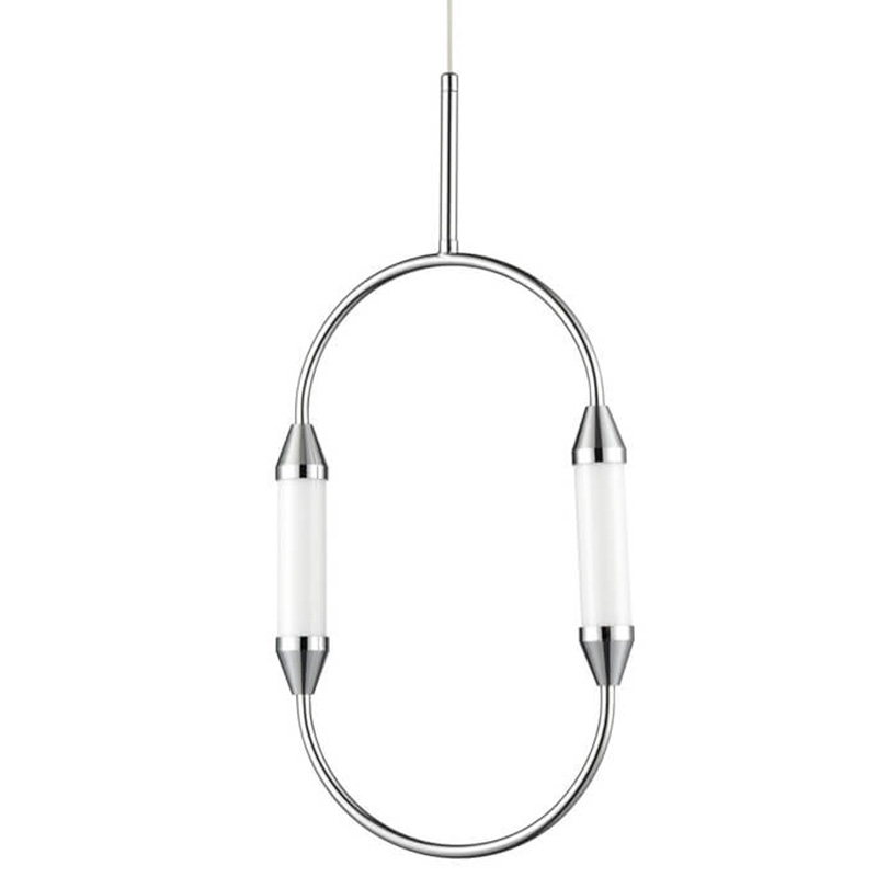 Подвесной светильник Giopato & Coombes CIRQUE Pendant Ellipse Vertical Chrome S Хром в Нижнем Новгороде | Loft Concept 