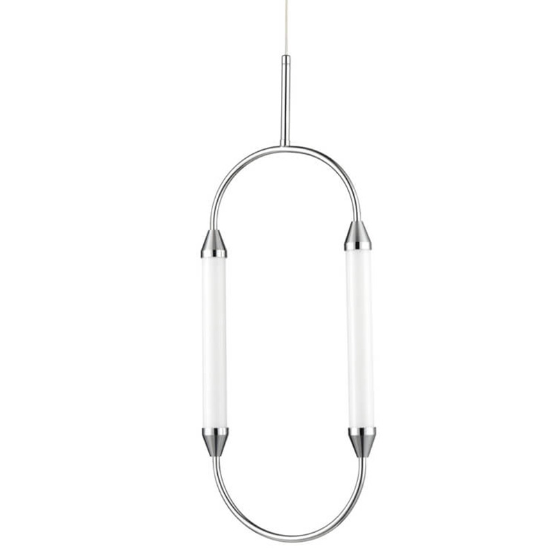 Подвесной светильник Giopato & Coombes CIRQUE Pendant Ellipse Vertical Chrome M Хром в Нижнем Новгороде | Loft Concept 