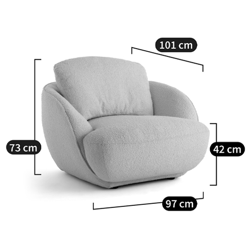 Полукруглое мягкое кресло Halle Green Armchair в Нижнем Новгороде