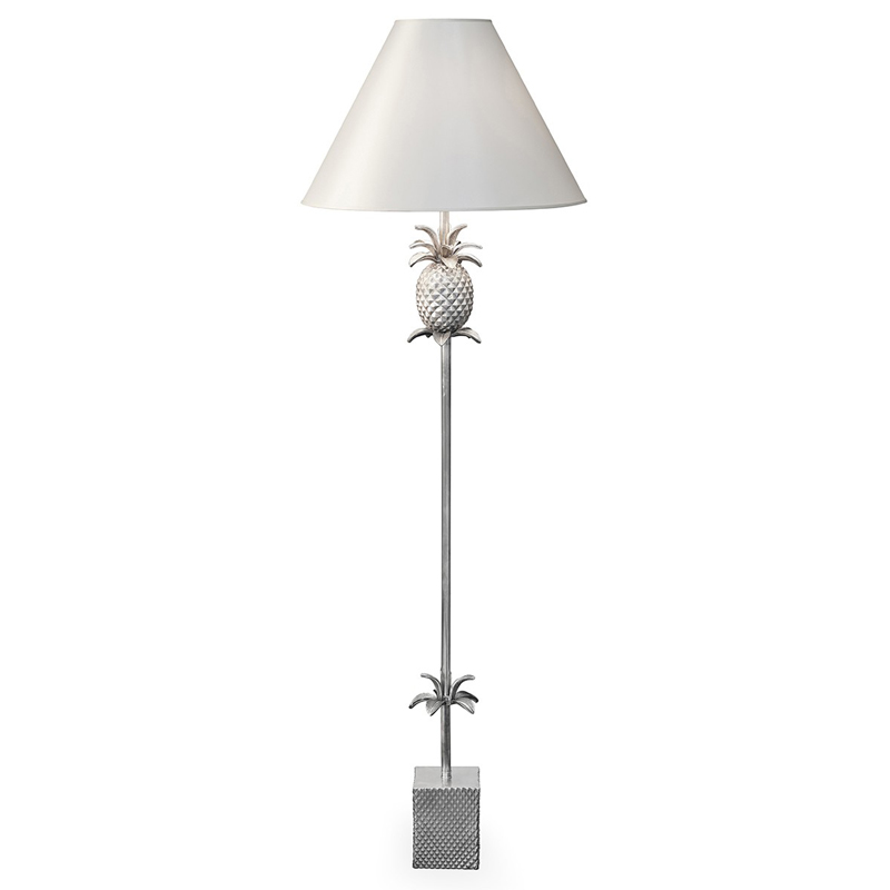 Торшер FLOOR LAMP PINEAPPLE CONE white Алюминий Белый в Нижнем Новгороде | Loft Concept 