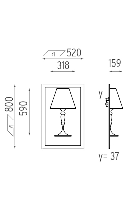 Настенный Светильник Flos Abajourd Hui Small Lampada da parete в Нижнем Новгороде