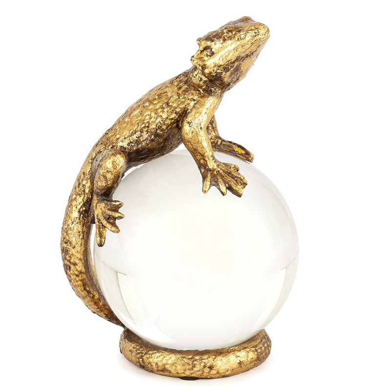 Статуэтка PAPERWEIGHT LIZARD Белый Бронза в Нижнем Новгороде | Loft Concept 