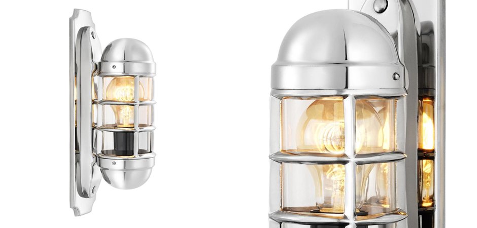 Бра Eichholtz Wall Lamp Le Caprice Nickel - Loft-Concept в Нижнем Новгороде