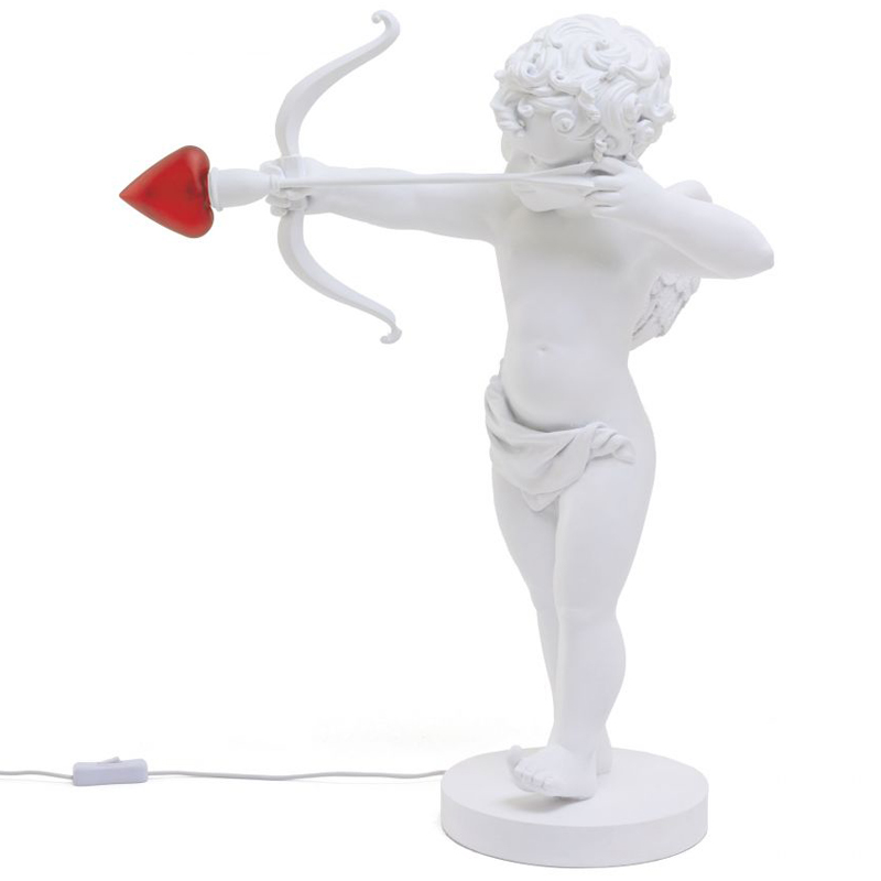 Настольная лампа Купидон со стрелой Seletti Cupid Lamp Белый в Нижнем Новгороде | Loft Concept 