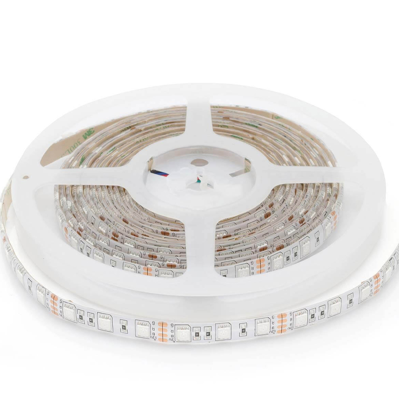 Светодиодная влагозащищенная лента 14,4W/m 60Led/m 5050SMD разноцветная 1M Белый в Нижнем Новгороде | Loft Concept 