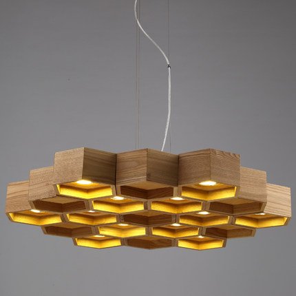 Люстра Honeycomb 12 Loft Wooden Ecolight  в Нижнем Новгороде | Loft Concept 