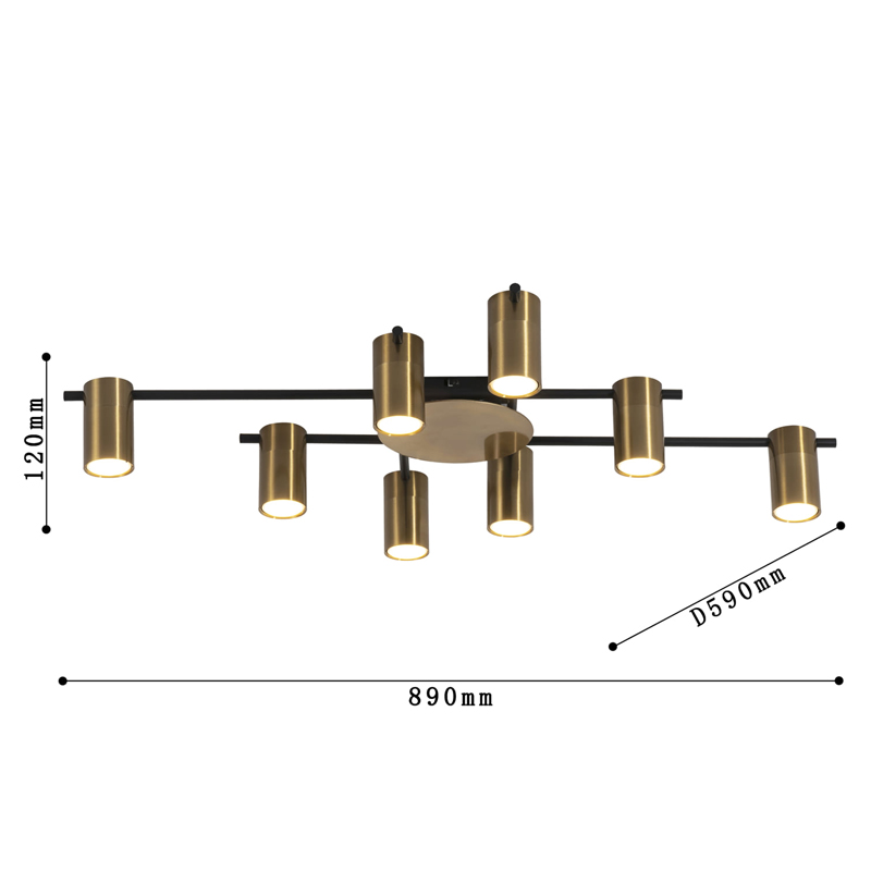 Потолочный светильник Tribes Chandelier Gold в Нижнем Новгороде