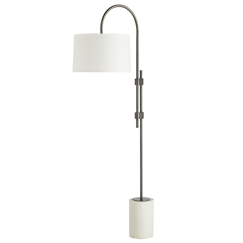 Торшер Arteriors ILY FLOOR LAMP Темная бронза Белый в Нижнем Новгороде | Loft Concept 