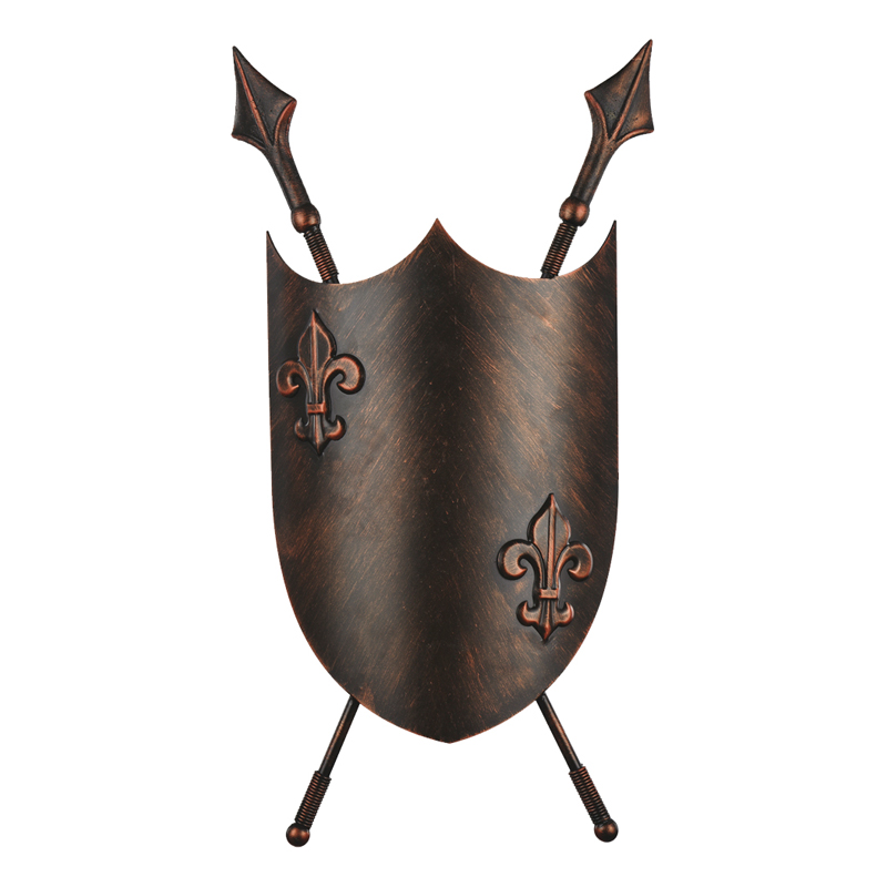 Бра Shield Heraldic Lily Sconce Коричневый винтаж в Нижнем Новгороде | Loft Concept 