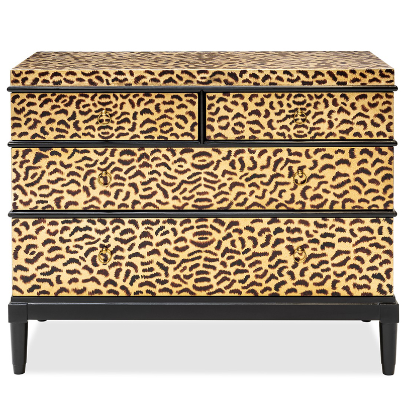 Комод DRESSER KRIZIA leopard Карамель Черный в Нижнем Новгороде | Loft Concept 