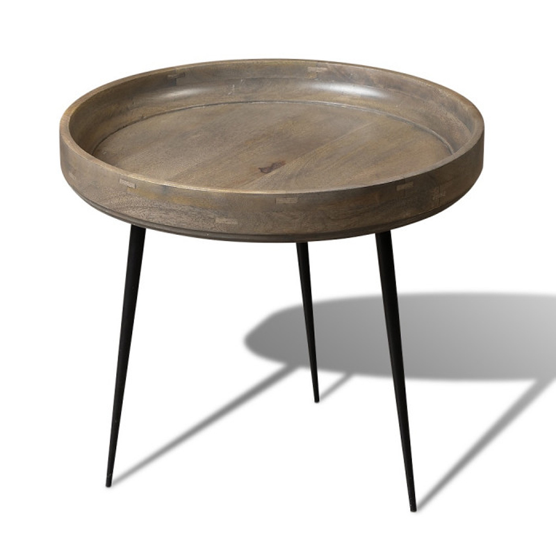 Кофейный стол Davidson Coffee Table platinum 47 Серый Черный в Нижнем Новгороде | Loft Concept 