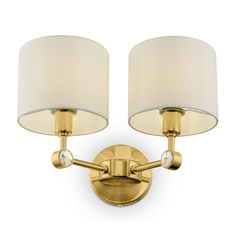 Бра Aldrich light Sconce Латунь Белый в Нижнем Новгороде | Loft Concept 