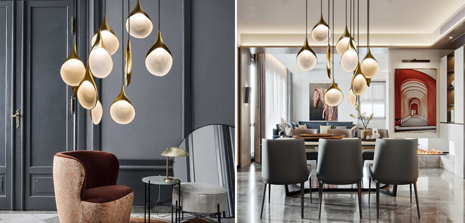 Дизайнерский Подвесной светильник Латунь STILABUNT - фото №1