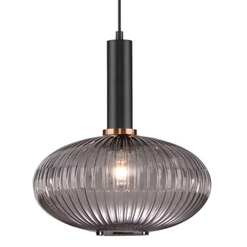 Светильник Ferm Living chinese lantern Gray II Серый (Gray) Черный в Нижнем Новгороде | Loft Concept 