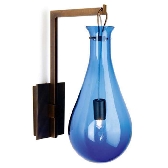 Бра Patrick Naggar Bubble Sconce blue Синий Черный в Нижнем Новгороде | Loft Concept 