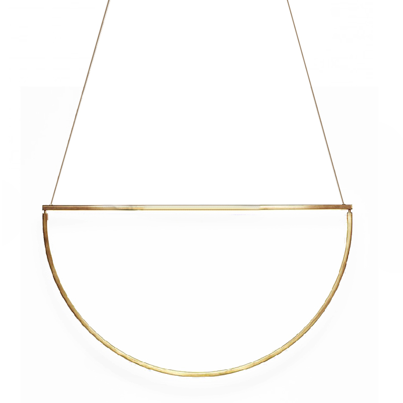 Подвесной светильник Solana Hanging lamp 55 см Золотой в Нижнем Новгороде | Loft Concept 