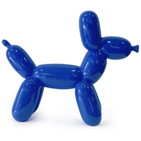 Статуэтка Jeff Koons Balloon Dog large Красный Черный Белый Желтый Синий в Нижнем Новгороде | Loft Concept 