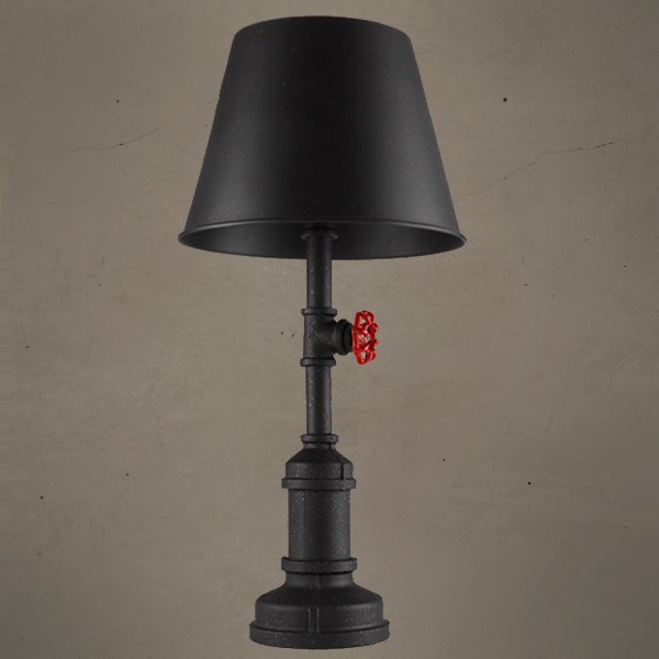 Настольная лампа Table Lamp Red Water Tap Cone Черный в Нижнем Новгороде | Loft Concept 