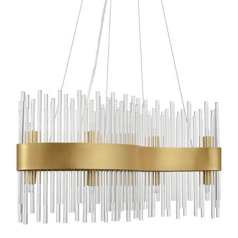 Люстра Nembus Chandelier 60 gold Прозрачный (Transparent) Золотой в Нижнем Новгороде | Loft Concept 