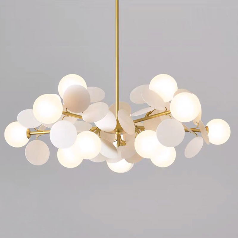 Люстра MATISSE Chandelier white Золотой Белый в Нижнем Новгороде | Loft Concept 