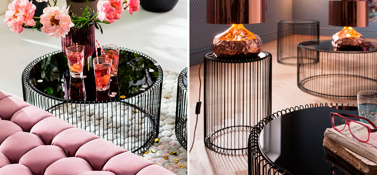 Кофейный столик круглый цвет черный Дуэт Anthony - фото №4