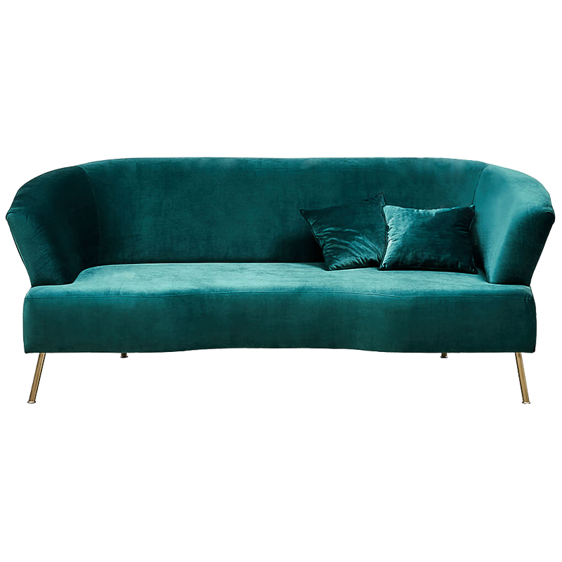 Диван Isis Sofa Turquoise Бирюзовый Золотой в Нижнем Новгороде | Loft Concept 