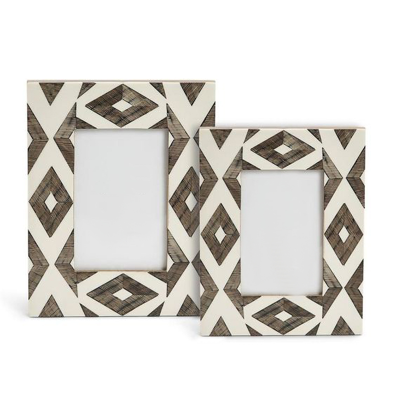 Фоторамка кость Ethnic Indian Wood Bone Inlay photo frame ivory ( слоновая кость ) Коричневый в Нижнем Новгороде | Loft Concept 