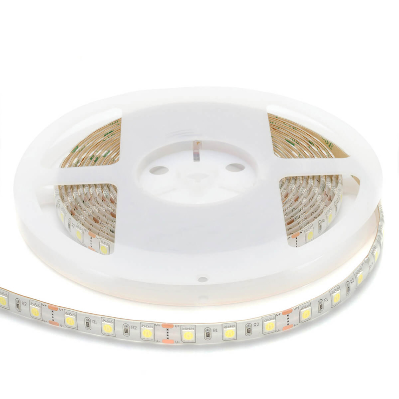 Светодиодная влагозащищенная лента 14,4W/m 60Led/m 5050SMD холодный белый 1M Белый в Нижнем Новгороде | Loft Concept 