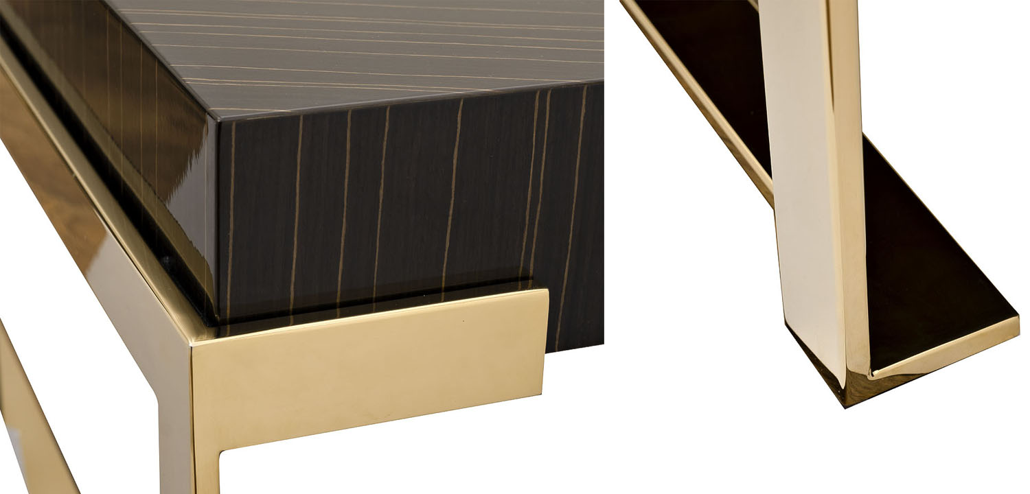 Кофейный стол Mercer Golden Geometry - фото №1