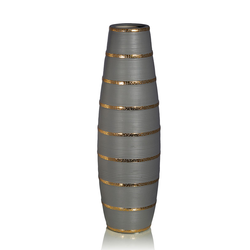 Ваза Vase Beehive gray Серый Золотой в Нижнем Новгороде | Loft Concept 