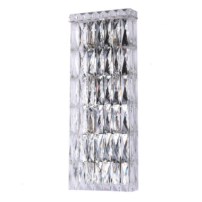 Бра Crystal Regena Chrome Wall Lamp 8 Хром Прозрачный (Transparent) в Нижнем Новгороде | Loft Concept 